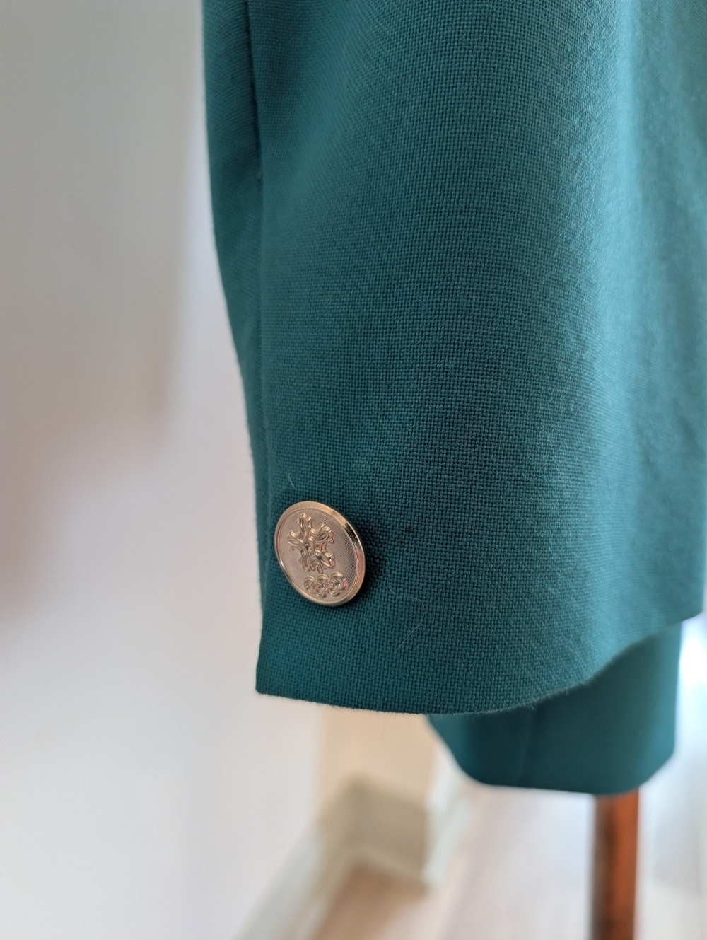 1988 XV Olympic Winter Games - Teal Men's Blazer with Olympic Embroidered Logo - Picture 7 of 16